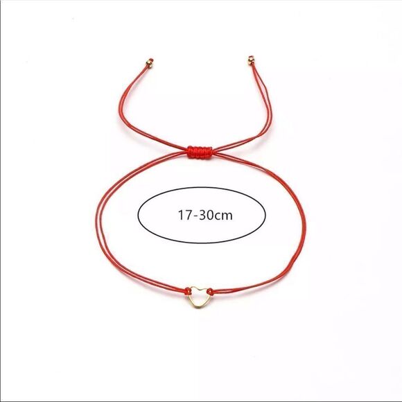 RED His & Hers Matching Rope Bracelets - Picture 5 of 11